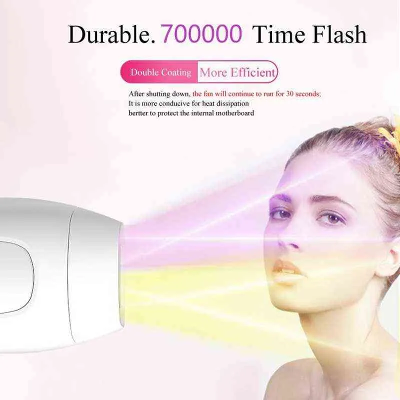 Epilatore epilatore laser professionale la depilazione domestica ipl donna fotoepilatore permanente macchina elettrica luce pulsata viso body220422