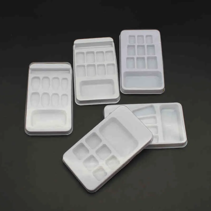 NXY Press on Nail On Packaging Box Plastic Trays With Cover Whole 10 20 30 50 For Various Shapes In Bulk7234793