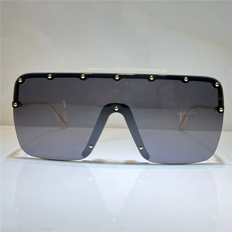 Lunettes de soleil d'été pour femmes et hommes, Style 1245, Anti-Ultraviolet, rétro, carrée, sans cadre, à la mode, avec boîte, 1245S262M