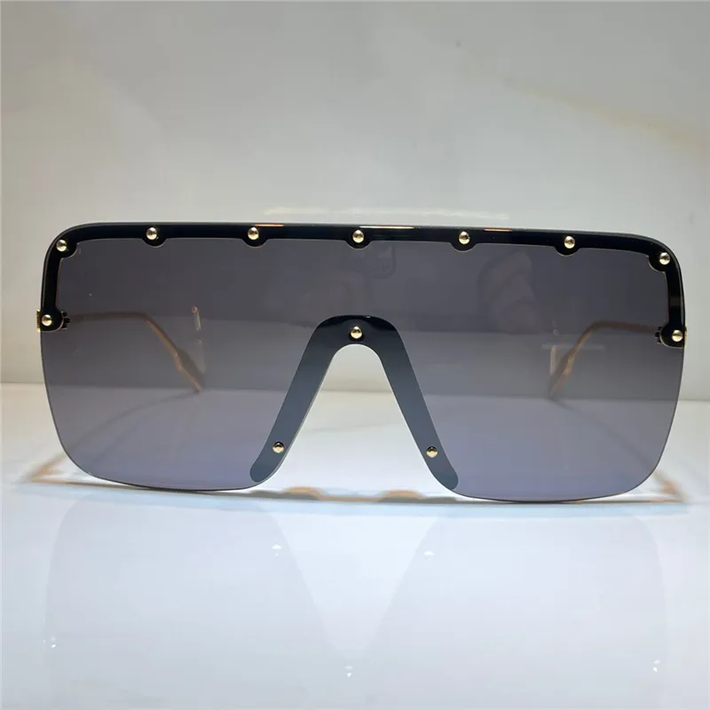 Occhiali da sole estivi donna uomo 1245 stile anti-ultravioletto retro piatto quadrato occhiali moda senza cornice con scatola 1245S233w
