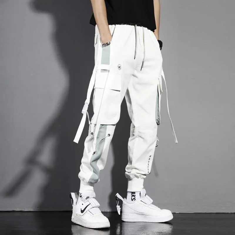 Męskie spodnie Hip Hop Cargo Streetwear Cotton Joggers Modne spodnie dresowe Męskie spusty haremowe Summer harajuku kobiety 220826