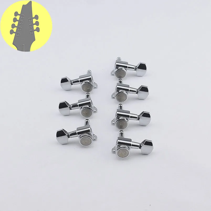 6/7/8 Strings Locking Guitar Machine Heads Tuners Gear Ratio 1:18