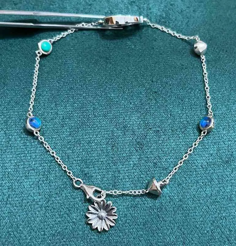 bijoux de créateur bracelet collier bague Bracelet crâne amour en forme d'étoile pentaonal reen émail bi fleur braceletnouveaux bijoux