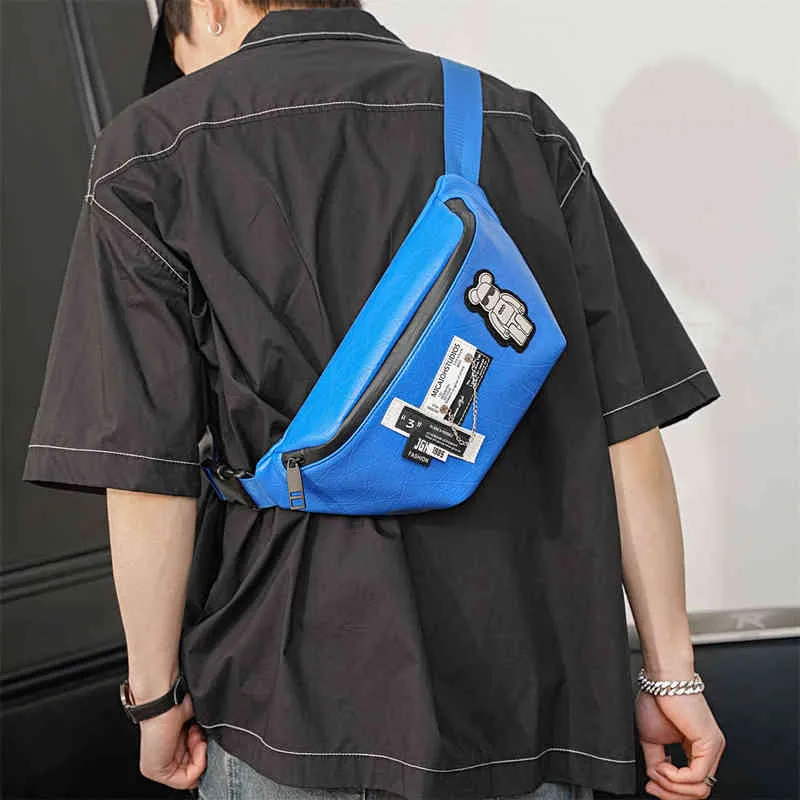 ファッション電話ファニーパック男性バッグデザイナーカジュアルファニーパック多機能男性バッグチェストバッグショート旅行旅行ウエストバッグ220705