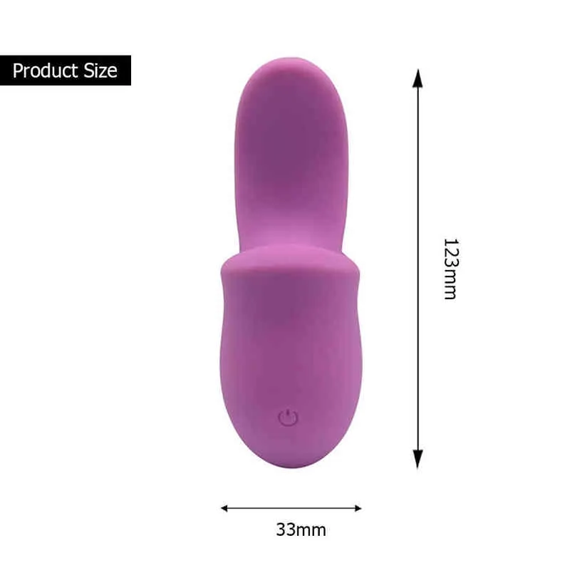 Nxy Eggs Bullets 10 Velocità Tongue Vibratore Orale Leccata Clitoride Stimolare Capezzolo Punto G Massaggio Morbido Silicone Silenzioso Giocattoli Sessuali Donne 220509