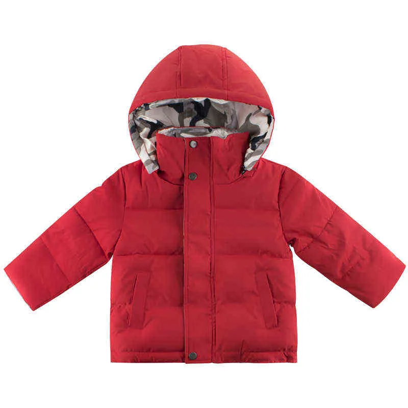 어린이 재킷 새로운 아기 외부웨어 어린이 공원 겨울 자켓 아기 소년 옷 하향 재킷 어린이 소년 따뜻한 재킷 2-8 JR 옷 J220718