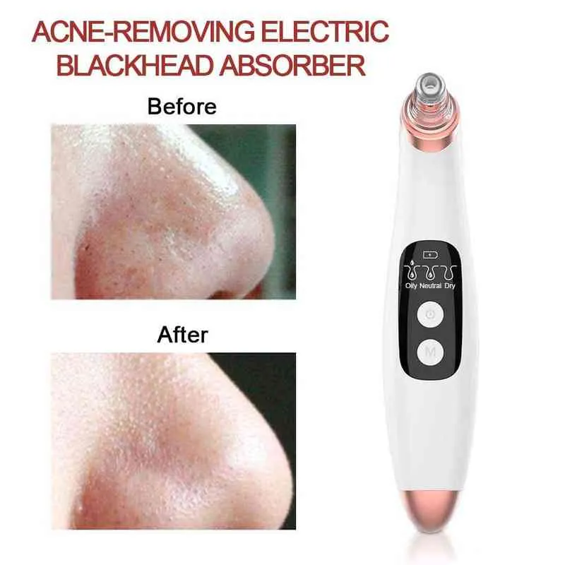 Ansiktsvårdsanordningar RF LED Mesoterapi ansiktsmassager ultraljud hud skrubber björnhuvud remover por renare nano spray ångare akne behöver 0727