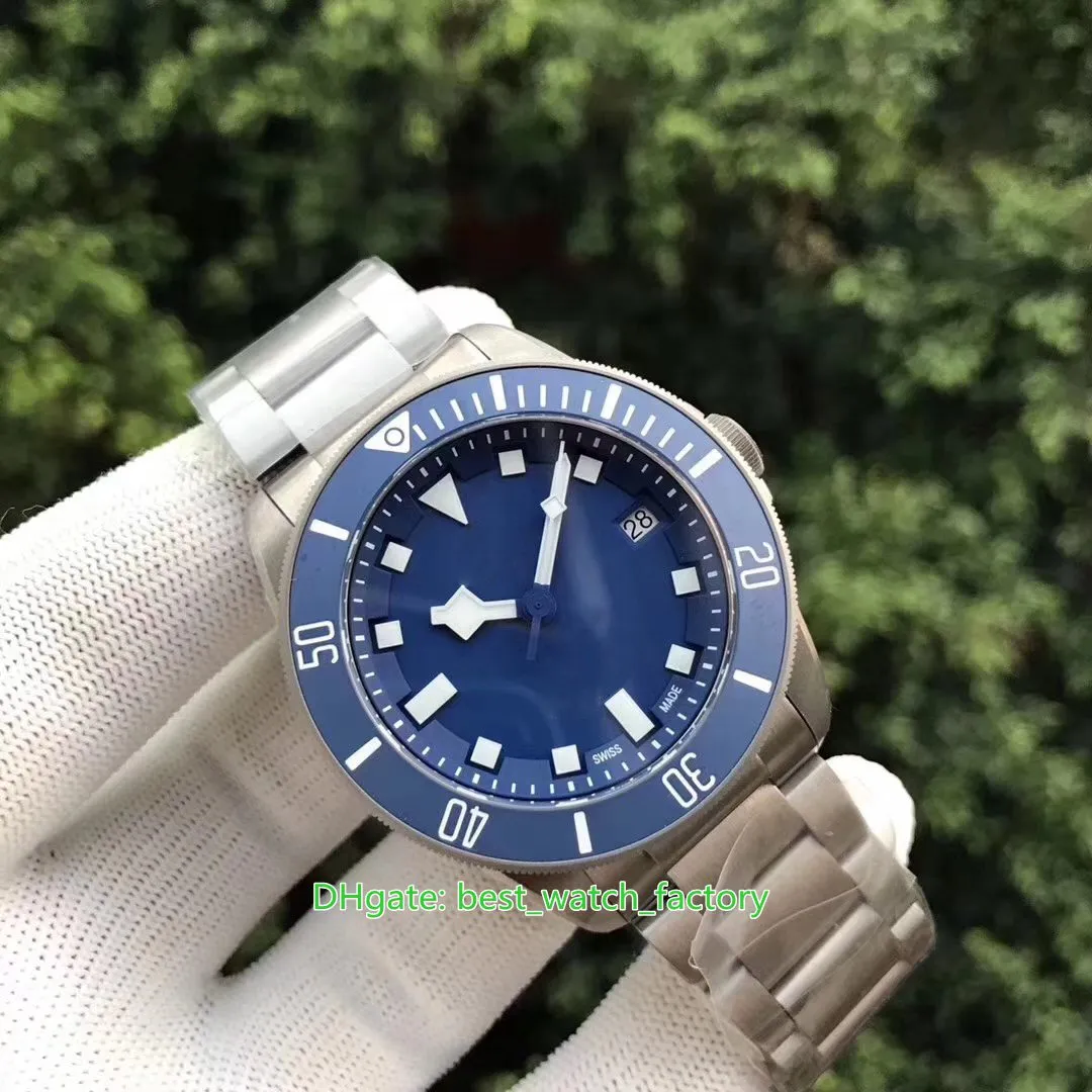 2 kolorowe zegarki super wysokiej jakości ZF producent 42mm 25600 25600Tn 25600TB Titanium Sapphire Glass Cal MT5612 MOCHOM MECHANical Automatic310t