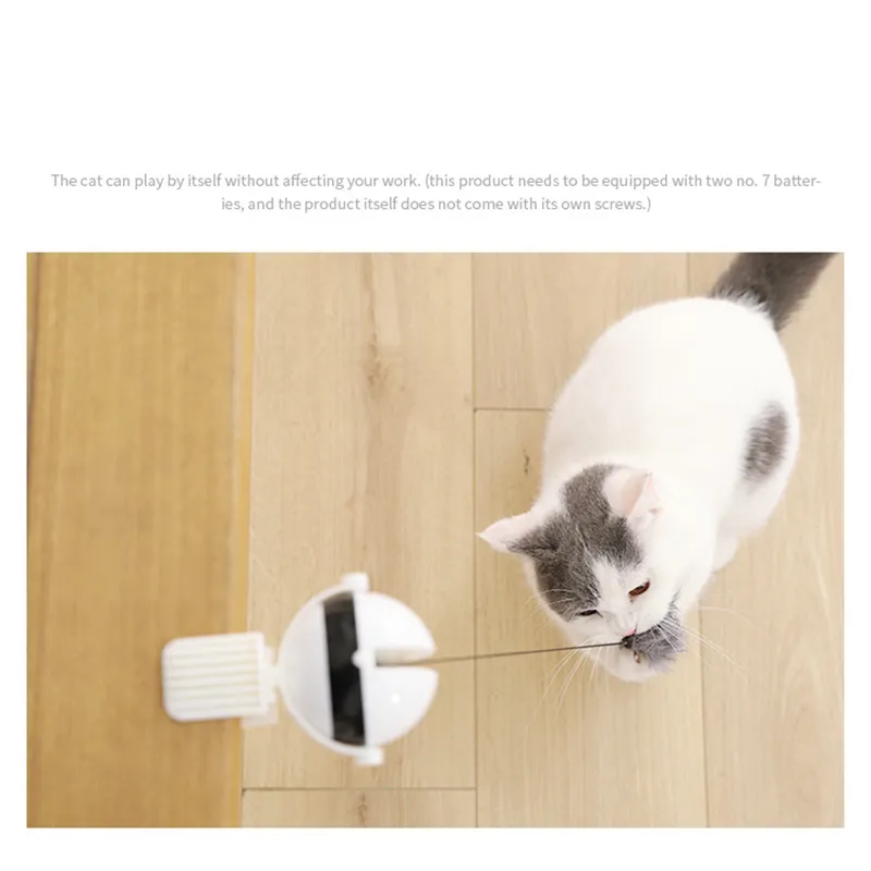 Электрическая игрушка для кошки забавные кошачьи шариковые игрушки автоматический подъемный пружинный стержень йо-йо