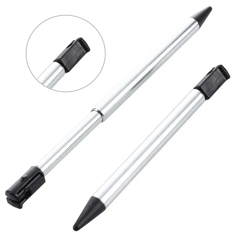 المعادن القابلة للتمديد القابلة للسحب قلم القلم شاشة اللمس لأقلام اللمسات 3DS Console