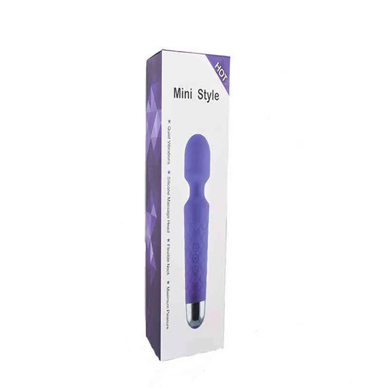 Nxy Vibrators Av Stick Female Masturbation Massager Strong Vibrating Adult Sex Products Are Delivered at a High Speed 220723