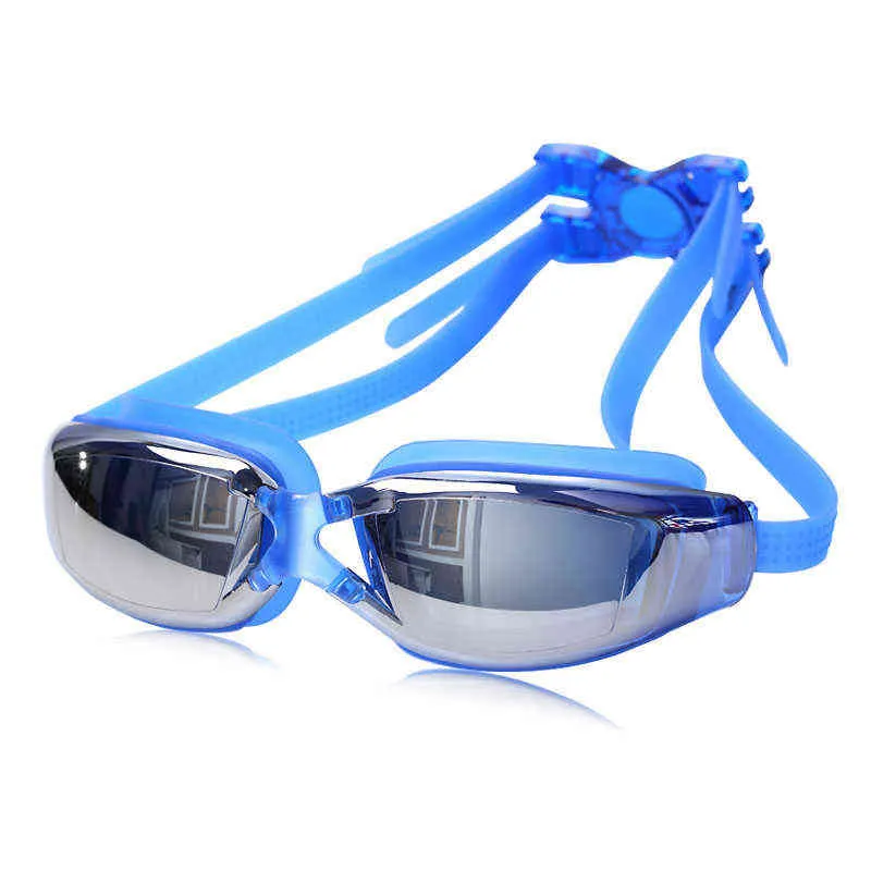 Yüzme Gözlük Miyopi Kadınlar Anti Sis Profesyonel Yetişkinler Reçete Su Geçirmez Yüzmek Havuzu Gözlük Optik Dalış Gözlük GOGGLES G220422