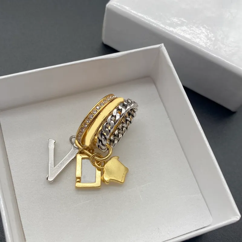 Coole ring voor dames heren luxe designer ringen engagementen voor dames liefde merk ring ontwerpers sieraden heren gouden ring D2205071Z220n