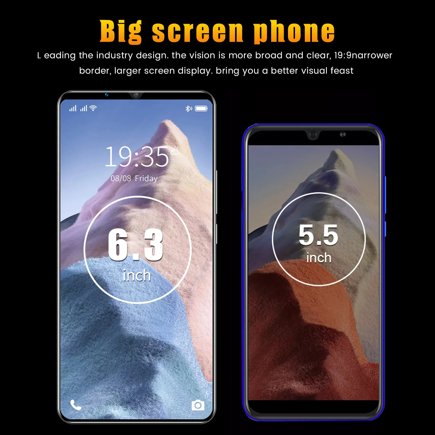 Cheapest Powerful Smart Phone M11 Ultra 6.3 Inch 16GB RAM 768GB ROM Dual Sim Unlocked Smartphone Android 10.0 4G/5G Mobile Phone