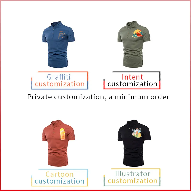 Camisetas gráficas de diseño de verano, ropa informal personalizada para hombre, camisetas de manga corta de Color sólido con estampado DIY a la moda 1316-M201 220607