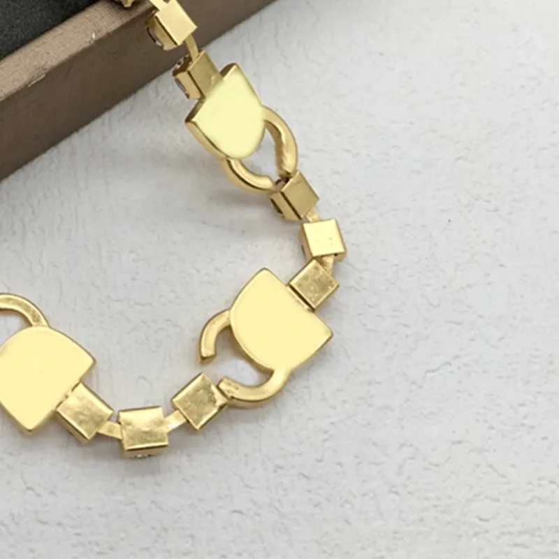 Дизайнерский золотой браслет роскошные дизайнеры Хрустальные браслеты для женского брака Свадебный подарок роскошные ювелирные серьги