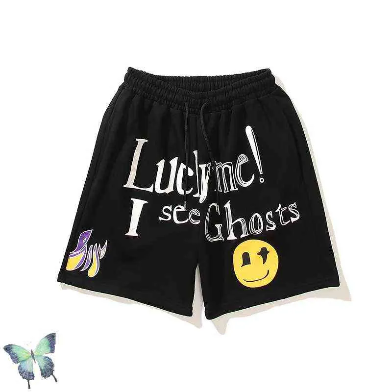 Shorts maschile fortunato Me Vedo pantaloncini fantasma uomini donne Terry che corse pantaloni corti T220825