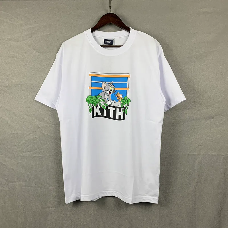 ss Kith T-shirt T-shirt Herr Dam Högkvalitativ animerad serie KITH T-shirt Oversize toppar 220616