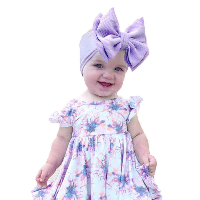 20 kleuren hoofdbanden voor babymeisjes 4,5 inch haarelastiekjes Zachte brede nylon hoofdbanden voor pasgeboren baby peuter fotografisch accessoire AA220323