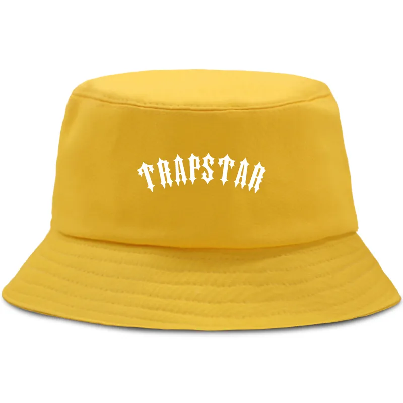 Trapstar London Print Bucket Hat Outdoor Coole Männer Panama Style Cap Sonnenschutz Faltbare Sonnenkappen Japan Anime Casual Fisherman Hats 220812