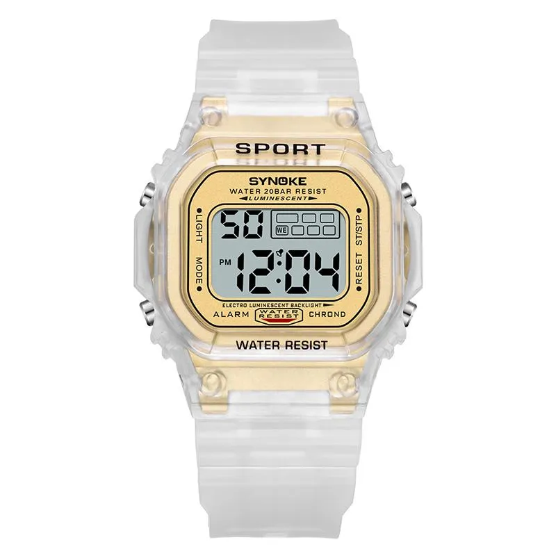 Наручные часы PANARS белые цифровые часы для мужчин женщин спортивные унисекс 30 м водонепроницаемые часы с подсветкой PU ремешок электронные часы281r