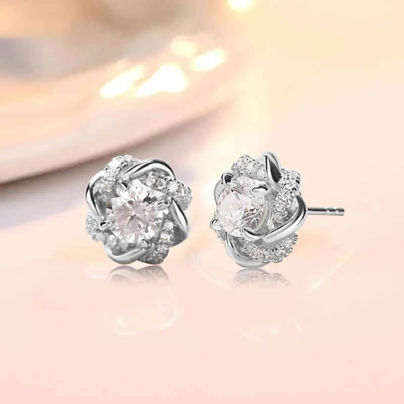 Trend Estrela de David 2 Carat 65mm Brincos de Moissanite Studs Pure 925 Prata Certificado Mulheres Jóias Jóias Day Presentes 2022