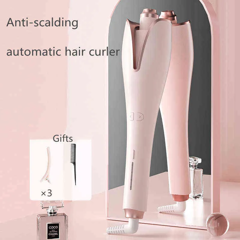 Hair Curler Ladies Smart Multifunctional Automatic Professional Rotating Home Dressing Tools 220304