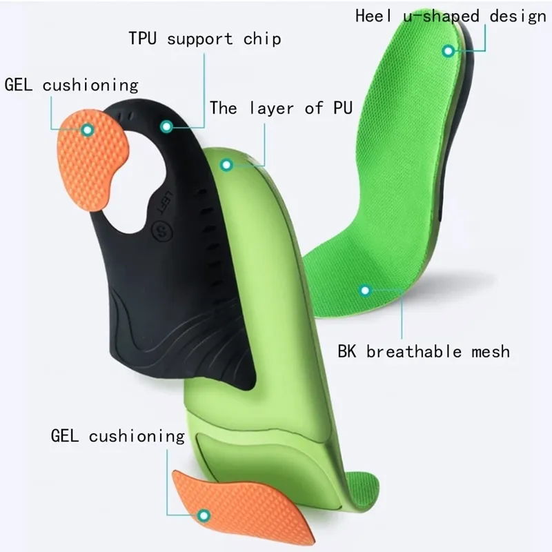 Wysokie wsparcie łuku stopy wkładki buty ortopedyczne podeszwa na stopy Arch Pad łagodzi zapalenie powięzi podeszwy ból płaskostopie buty sportowe wkładka 220721