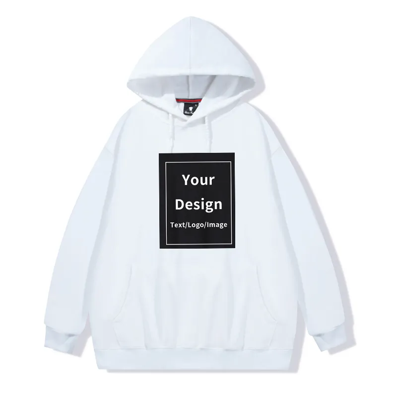 Women Custom Hoodie Personalized Student Casual Customized Print Text DIY Pullover Men Drop Sweatshirts 220722