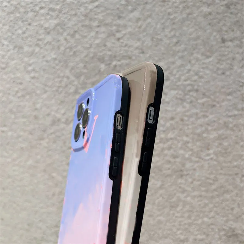 Luxurys Designers Phone Case Fundas de teléfono a prueba de golpes para Iphone 13 11 12 Pro Max X Xs Xr 7 Mini 8Plus Full Letter Shell 3 Styles Feblue