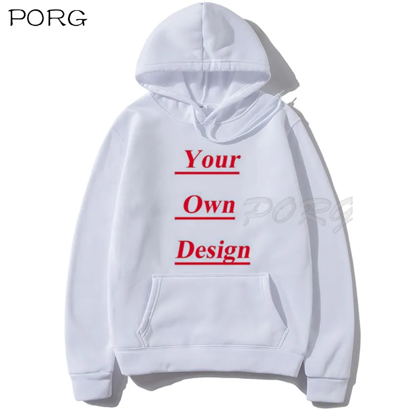 Özel Hoodies Siyah Beyaz Pembe Kırmızı Gri Gri Donanma Hoodie Sokak Giyim Kış Erkek Hoodies Unisex Hoodie Polyester Kendi Deseni 220812