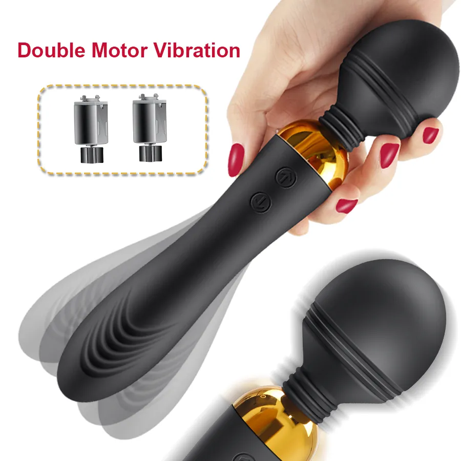 FLXUR Powerful AV Vibrator sexy Toys for Woman Magic Wand Clitoris Stimulator G Spot vibrating Female Masturbator Products