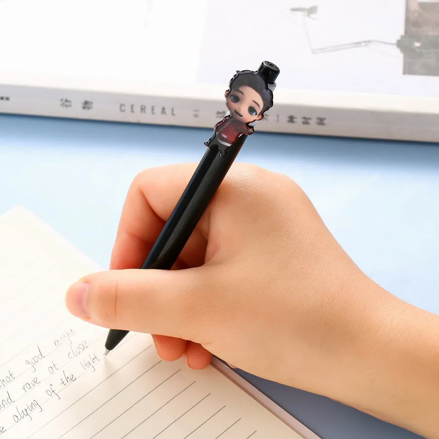 Kawaii Cartoon Ballpoint Pens For Girls Gifts Office School Writing Supplies Cute Black ink Gel pen Novelty Pen Kids Stationery