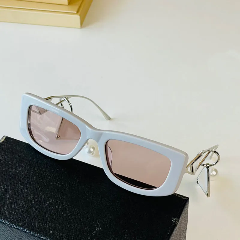 Acétate cadre carré avant noir lunettes de soleil designer pour femmes lunettes de soleil hommes SPR14 mode protège symbole yeux UV400 lentille avec309P