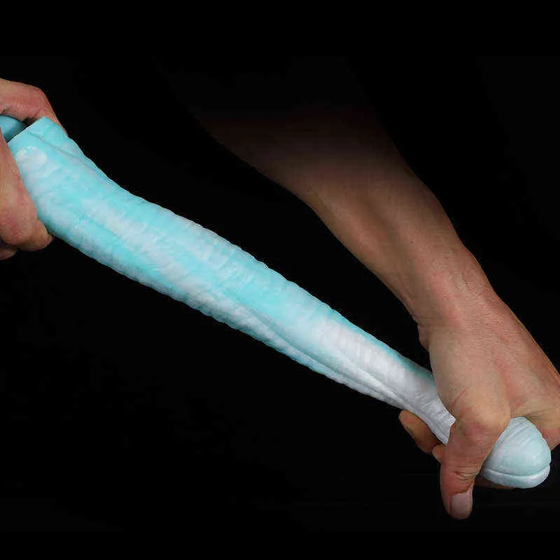 Nxy anal leksaker mjuk plug vätska silikon lång rumpa sex för kvinnor män prostata massage enorm dildos shop 220506