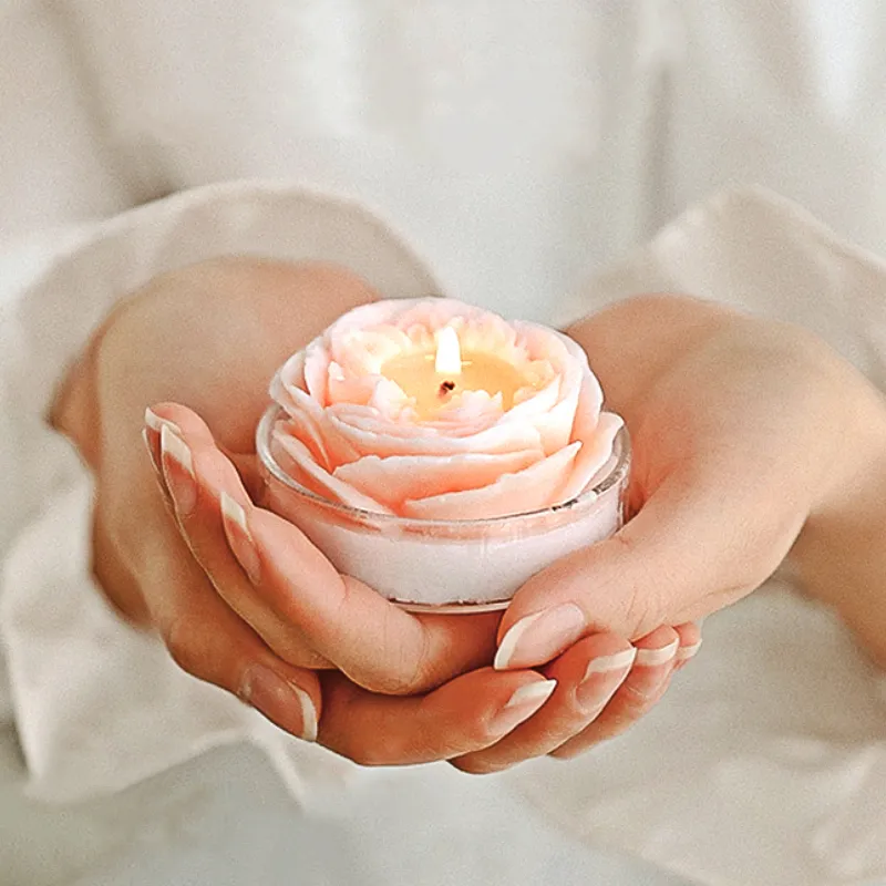 Austin Rose Silicone DIY Fleurs de fabrication de savon Soap Resin Moule de chocolat Valentin cadeaux d'anniversaire artisanat décor de la maison 220611