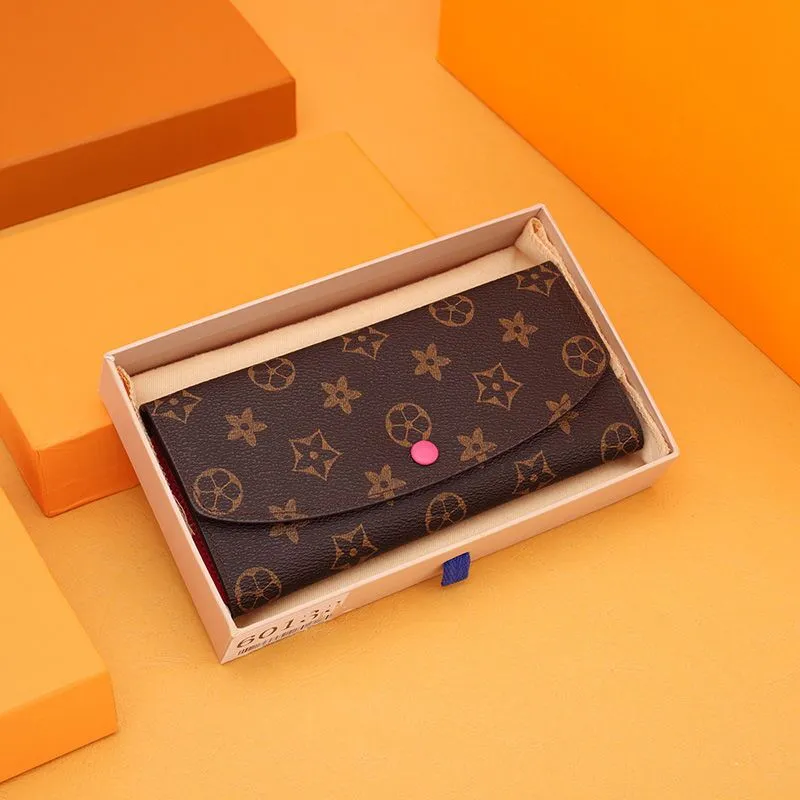 Высококачественные дизайнерские кошельки держатели женская длинная кошелька для застежки -молнии для девушки сумки для карты Moneybag214n