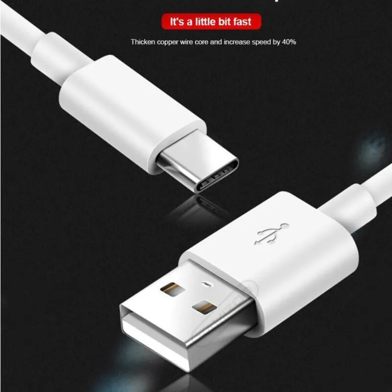 Olesit-kablar 2M 6.6FT 3M 10FT 3.1A snabbladdarkabel Micro USB Data typ-c-kabel för samsung huawei med låda