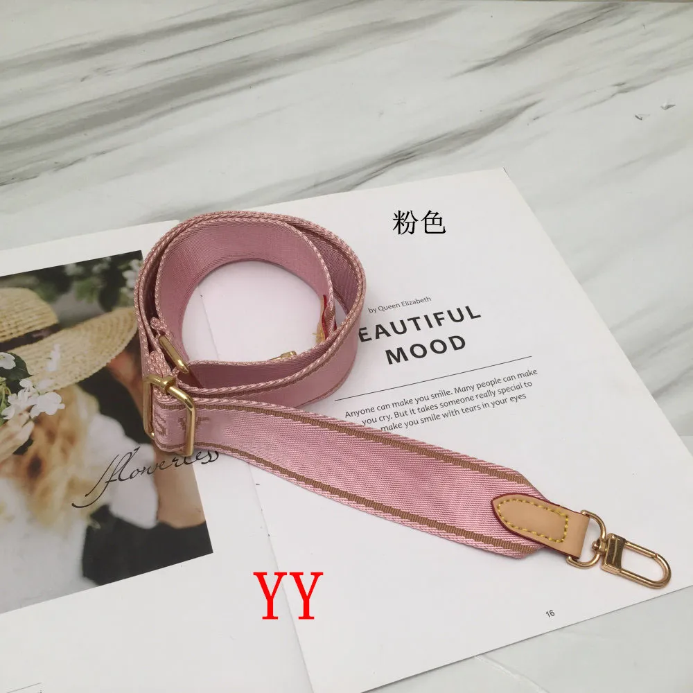 Pink Black Green Blue Coffee Red Shoulder Straps for Set Bags Women Crossbody Bag Fabric Bag Parts Strap 202221T