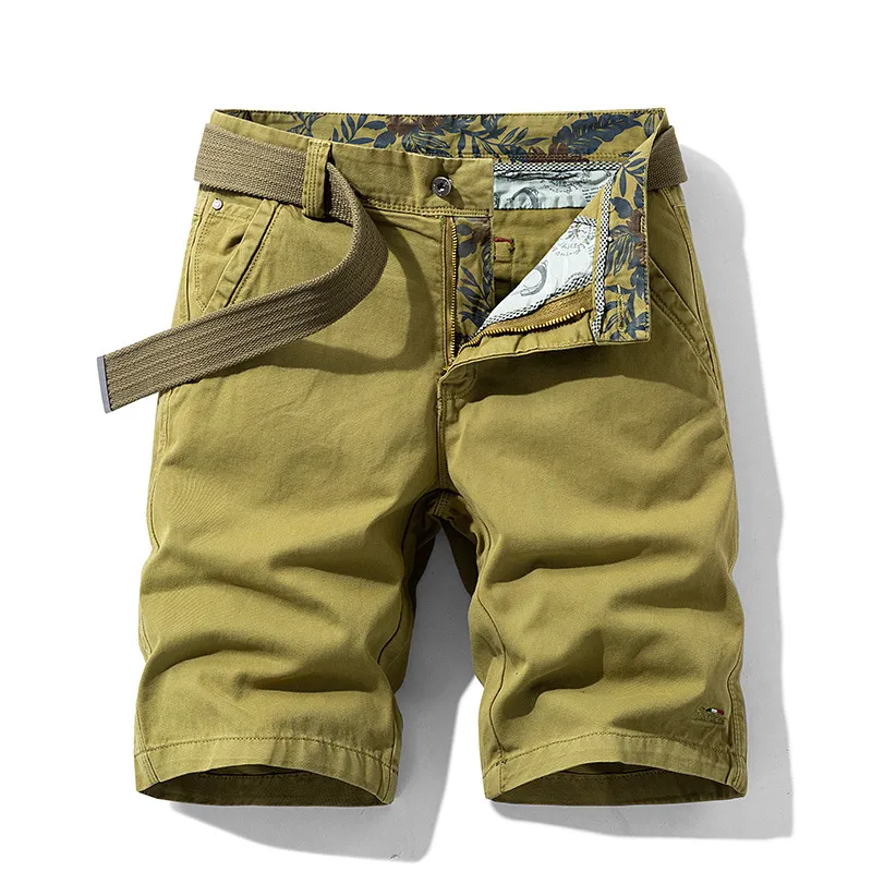 Printemps Hommes Coton Solide s Shorts Vêtements D'été Casual Culotte Bermuda Mode Jeans Pour Plage Pantalon Court 220715