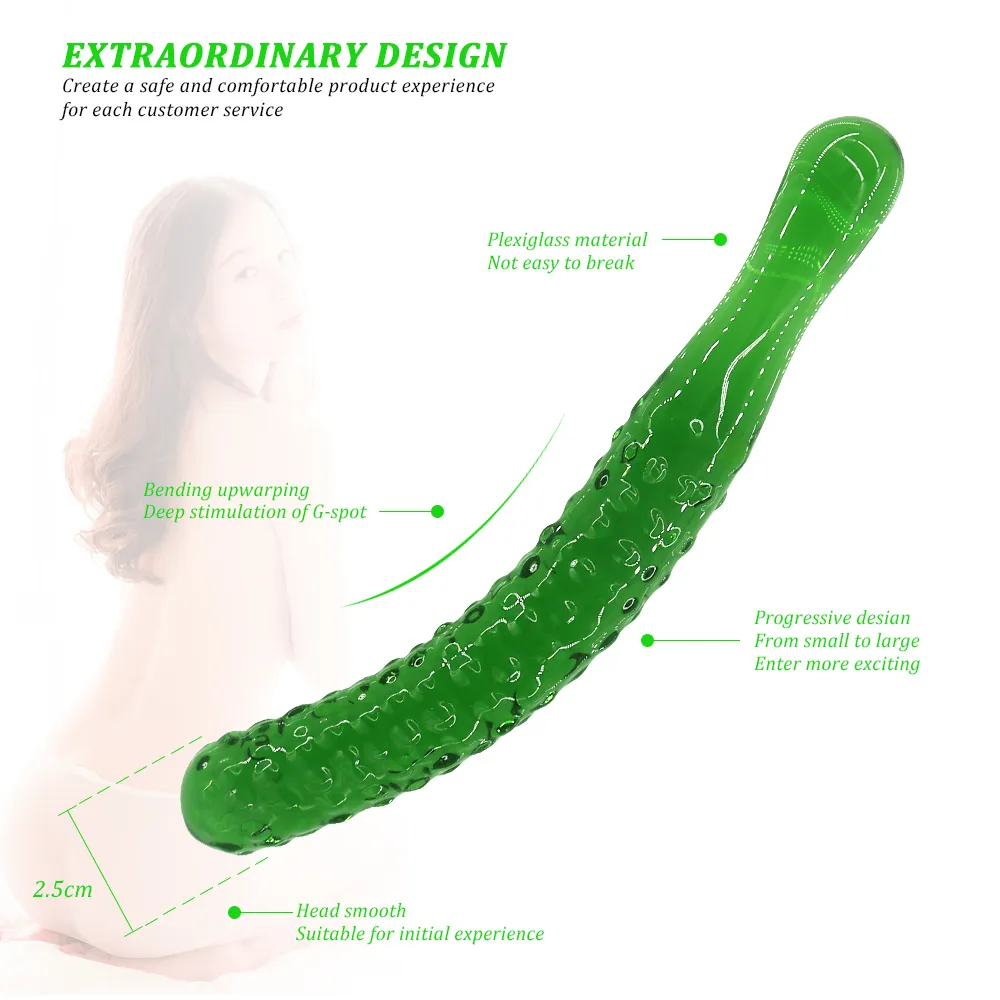 EXVOID Fruit Crystal Butt Plug sexy Toys for Women Men G-spot Massager Adult Products Anal Glass Dildo Banana Cucumber