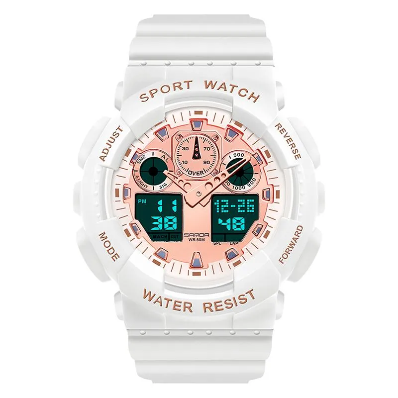 손목 시계 남자 Gshock Sport Watch 방수 50m 손목 시계 relogio masculino big dial quartz 디지털 군대 시계 269c