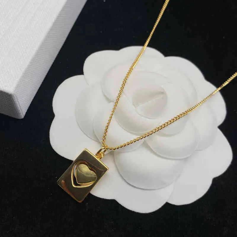 Celi New Designer Square Love Ожерелье женское легкое роскошное темперамент