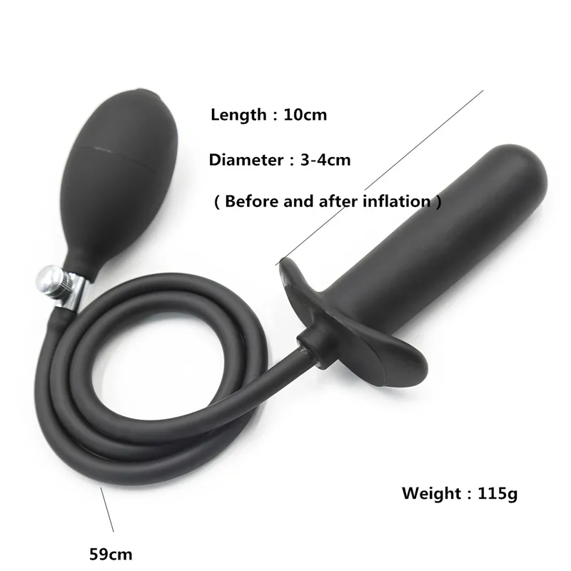 Brinquedos anais eróticos infláveis silicone butt plug 4 estilos massageador de próstata vaginal dildo produtos sensuais para adultos