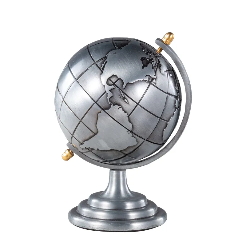 He Globe en métal, petit mobilier de bureau, cygne créatif, accessoires pour la maison, Mini réservoir, mobilier de bureau, compte Genshin