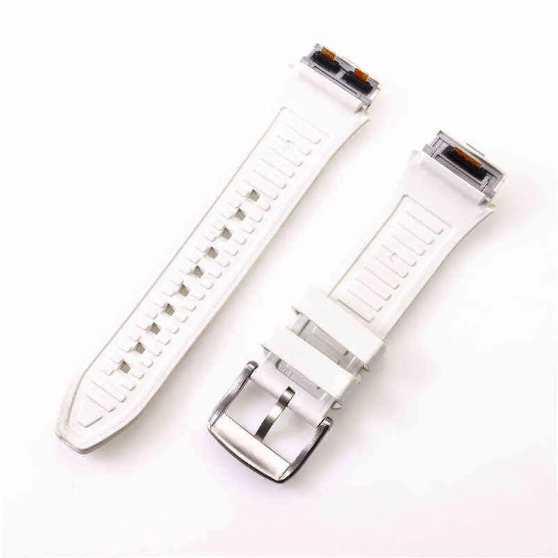 Geeignet für Mg Urbane 2 LTE MG W200 Smart Sile Gummi -Armband Armband Schwarz weiße Gürtelband H220419198i