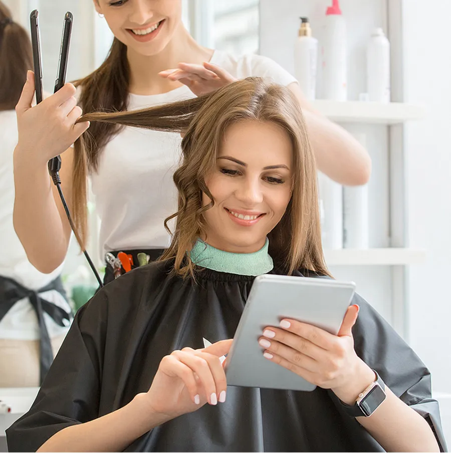 Barber Neck Papier Einweg Schalldämpfer Papier Haar Schneiden Kragen Abdeckung Friseur Werkzeuge Barber Zubehör