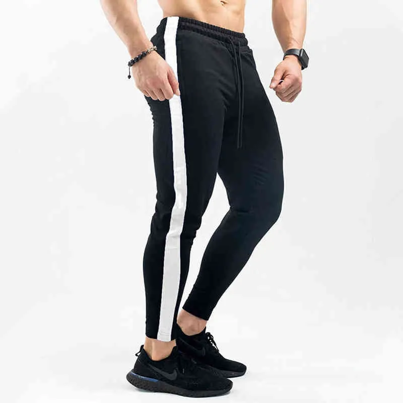 Nouveaux hommes pantalons de survêtement pantalons décontractés Joggers pantalons de survêtement hommes coton pantalon maigre gymnases masculins Fitness vêtements d'entraînement pantalon crayon G220713