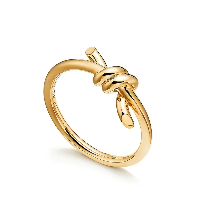 925 srebrny srebrny węzeł Butterfly Pierścień Kobieta Pleańowanie 18K Rose Gold Luxury Fashion Wedding Gift 2207265756692