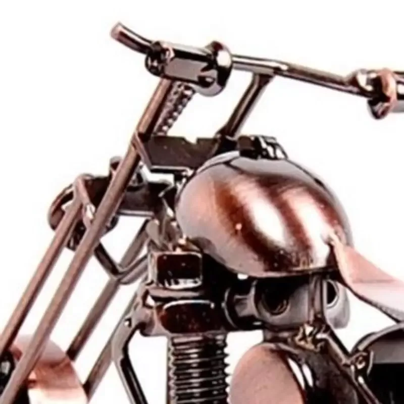Motorfiets Shaepe Ornament Hand Medine Metalen Iron Art Craft voor Home Woonkamer Decoratie Benodigdheden Kids Gift C0411